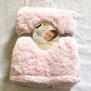ADIRONDACK Warm & Fluffy Pink Baby Girl Blanket